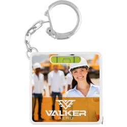 Spirit Level Tape Measure Key Ring